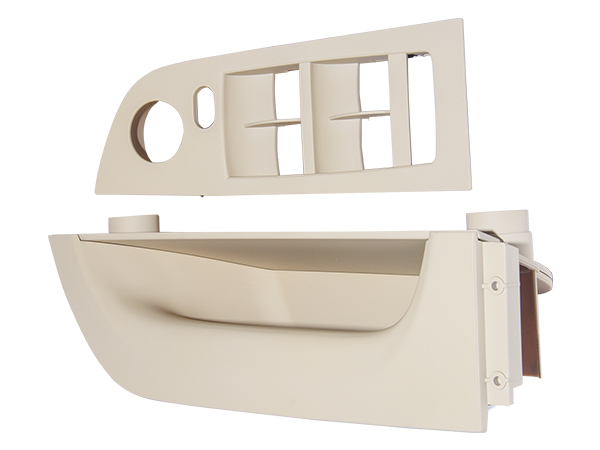 BMW 3 Series E90 Door Handle Front Left Beige Glass Button Framed | WENDER BA9146365/328P1