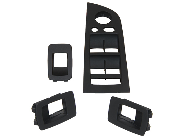 BMW 3 Serisi E90 LCI Cam Düğme Çerçevesi Set Siyah | WENDER BA9217332/874S4