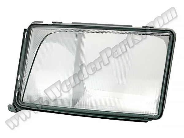 Mercedes W124 Kasa 1984-1993 Far Camı Sol (Gri Çerçeveli) | WENDER MA1248205566
