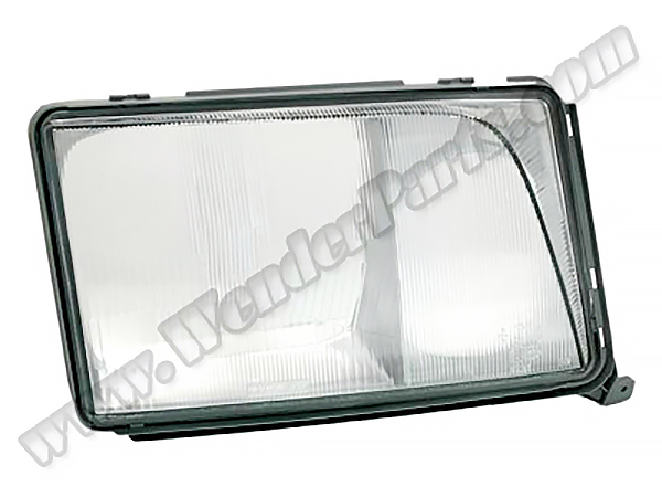 Mercedes W124 Kasa 1984-1993 Far Camı Sağ (Gri Çerçeveli) | WENDER MA1248205666
