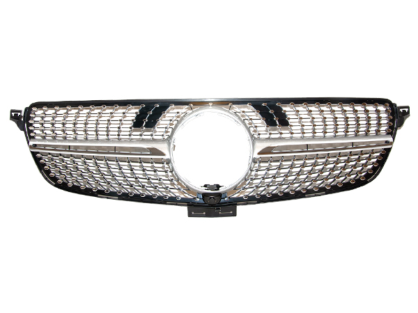 Mercedes ML W166 2015-2018 Panjur Krom/Gümüş Kameralı -Diamond | WENDER MA1663168