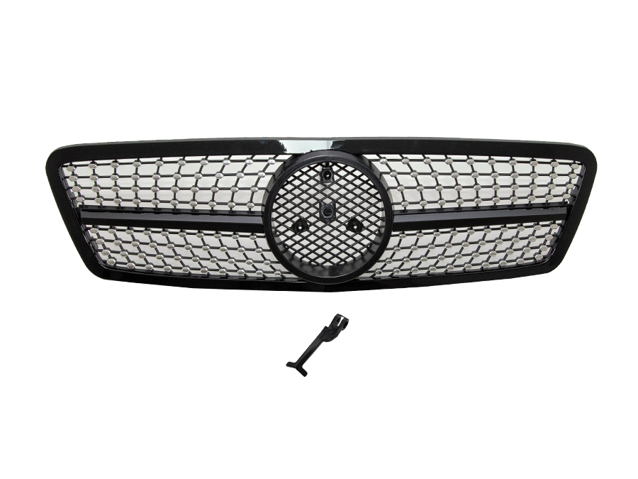Mercedes C Serisi W203 2000-2006 Panjur Gümüş/Siyah -Diamond | WENDER MA2033168