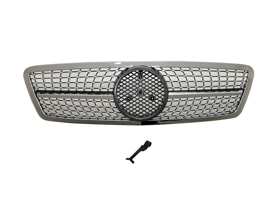 Mercedes C Serisi W203 2000-2006 Panjur Krom/Siyah -Diamond | WENDER MA2033169