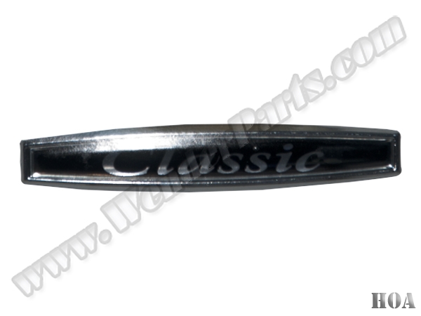 Mercedes Fender Emblem -Classic- Black -W204 | WENDER MA2048172520BK