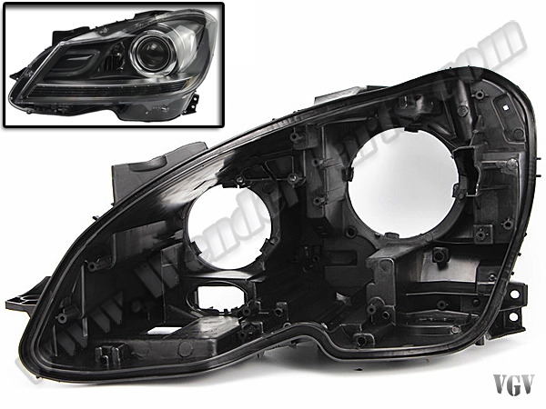 Mercedes C Serisi W204 2007-2013 Far Kasası Sol (Adaptif Far Sistemli (AHL)-Xenon) | WENDER MA2048204959P2