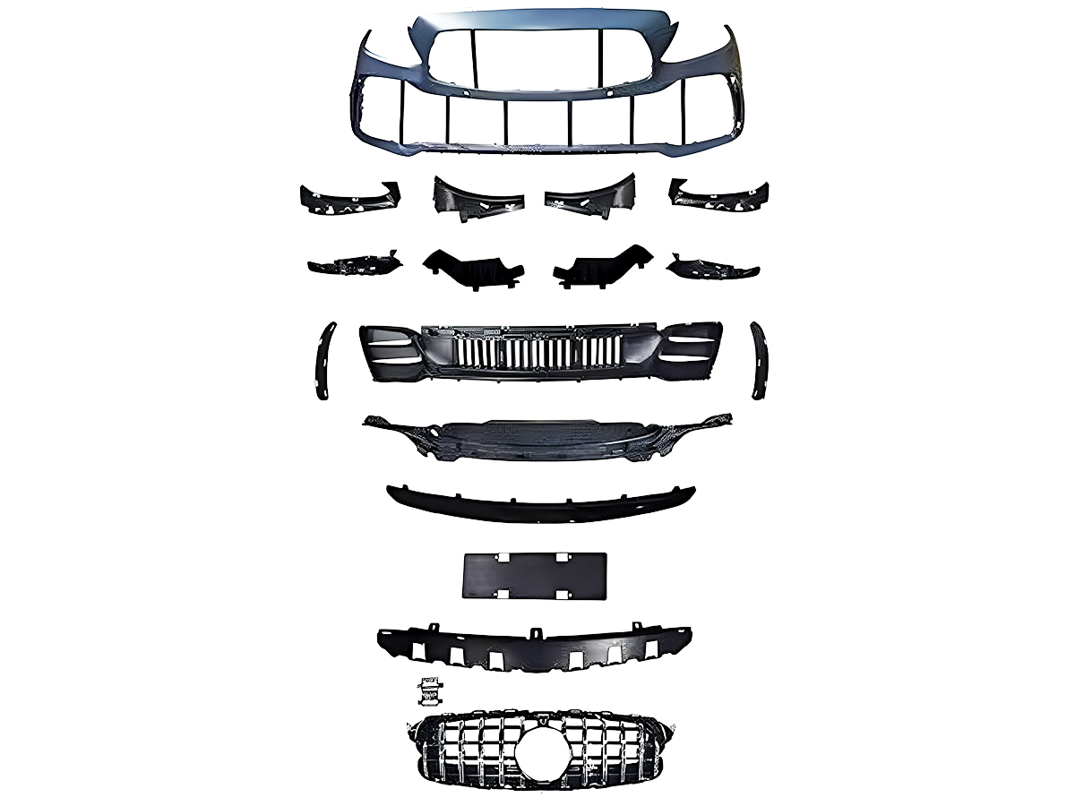 Mercedes C Serisi W205 2015-2020 Komple Tampon Ön, Park Sensörlü, Panjururlu | WENDER MA2058802240S5