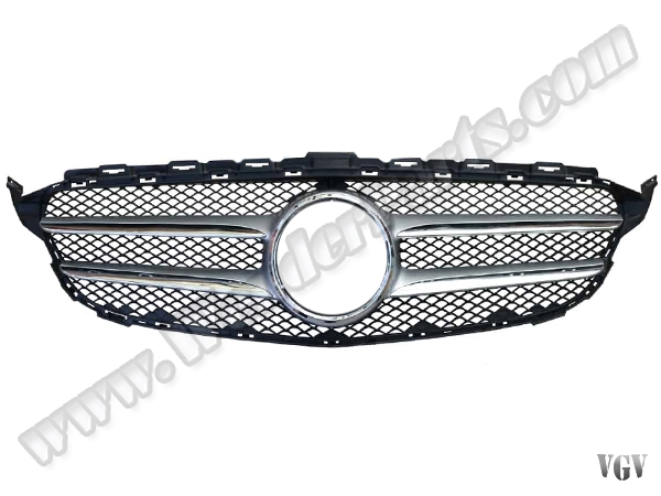 Mercedes C Serisi W205 2014-2018 Panjur Krom/Gümüş | WENDER MA2058880023SL