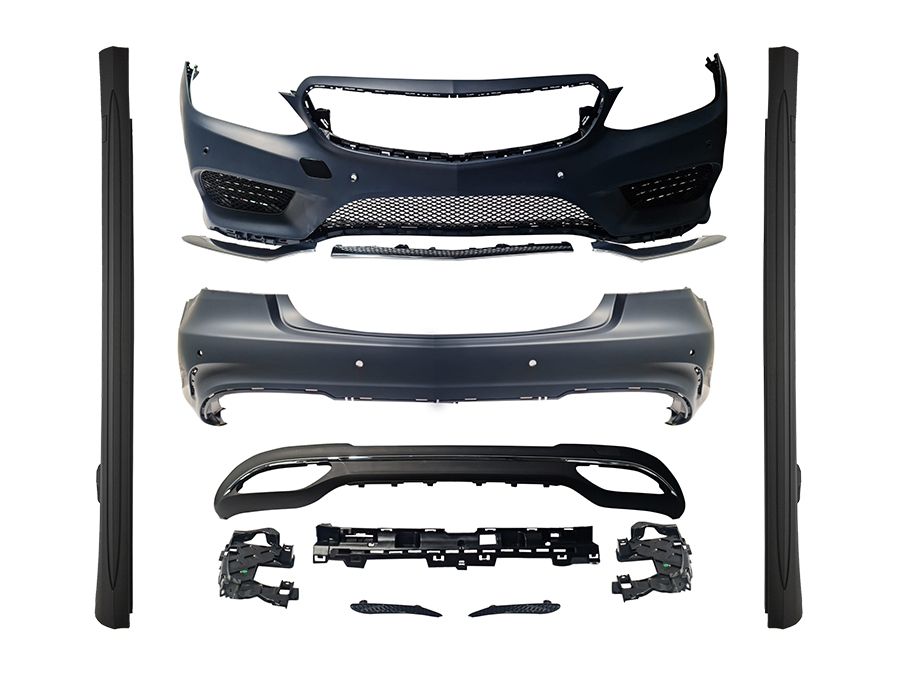 Mercedes E Series W212 2009-2016 Body Kit Park Sensor: Front and Rear, Dual Exhaust Outlet, Running Board | WENDER MA2122103