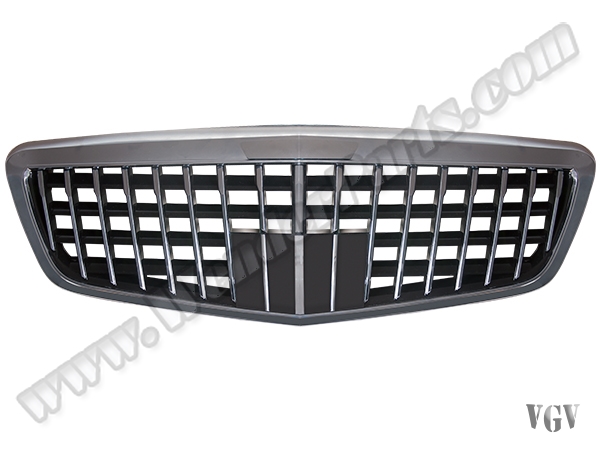 Mercedes S Series W221 2009-2013 Grille Chrome Black -W222 MAYBACH | WENDER MA2213151