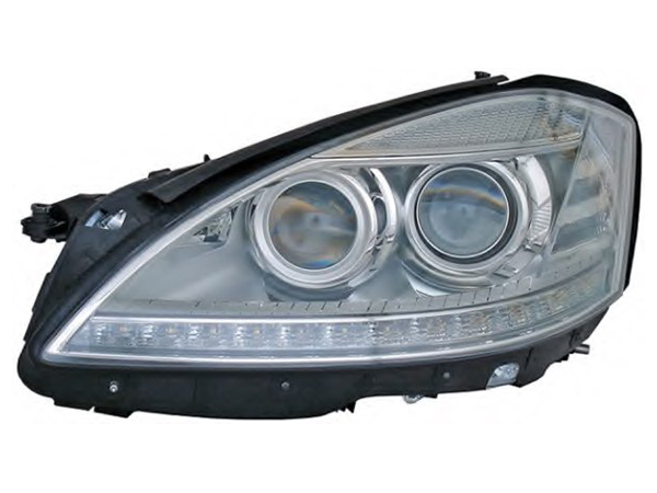 Mercedes S Serisi W221 2006-2013 Komple Far Sol (Adaptif Far Sistemli (AHL)-Xenon) Çift Sıra 4+2 Soket | WENDER MA2218200959
