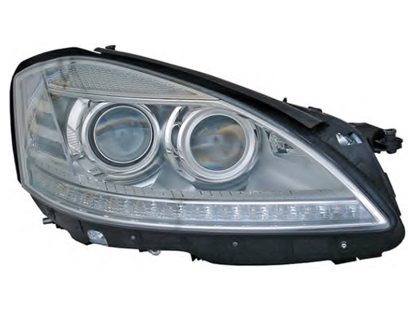 Mercedes S Serisi W221 2006-2013 Komple Far Sağ (Adaptif Far Sistemli (AHL)-Xenon) Çift Sıra 4+2 Soket | WENDER MA2218201059