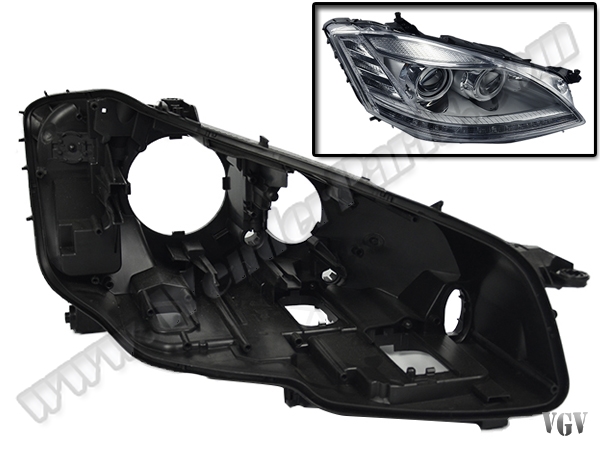 Mercedes S Serisi W221 2006-2013 Far Kasası Sağ (Bi-Xenon) | WENDER MA2218201659P2