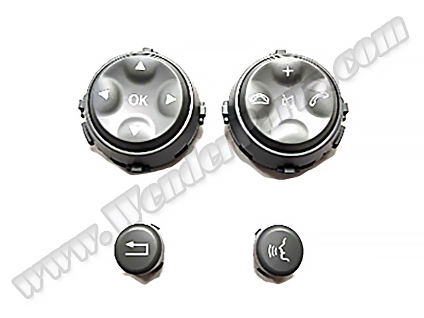 Mercedes S Serisi W221 Direksiyon Tuş Takımı Set:2ad Gri | WENDER MA2218219751S2