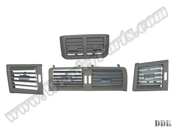 Mercedes R Serisi W251 2010-2013 Klima/Kalorifer Izgarası Set:4ad Ön/Arka Nikelajlı Gri | WENDER MA2518308754S4