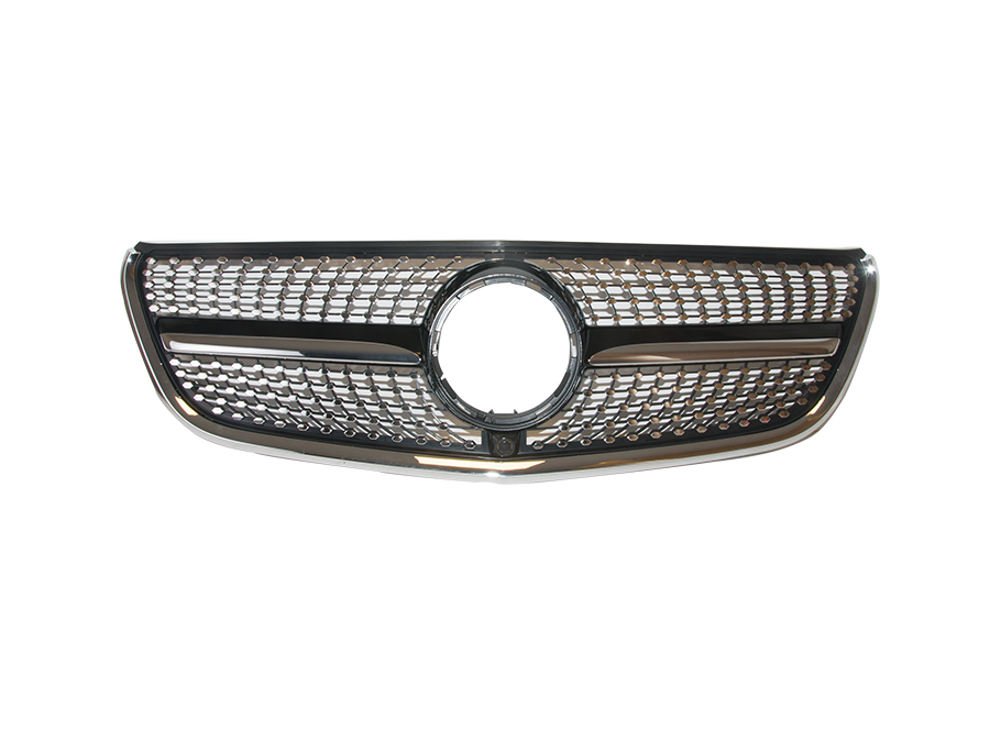 Mercedes V-Class 447 2015-2020 Grille Chrome Black Camera -Diamond | WENDER MA4473133