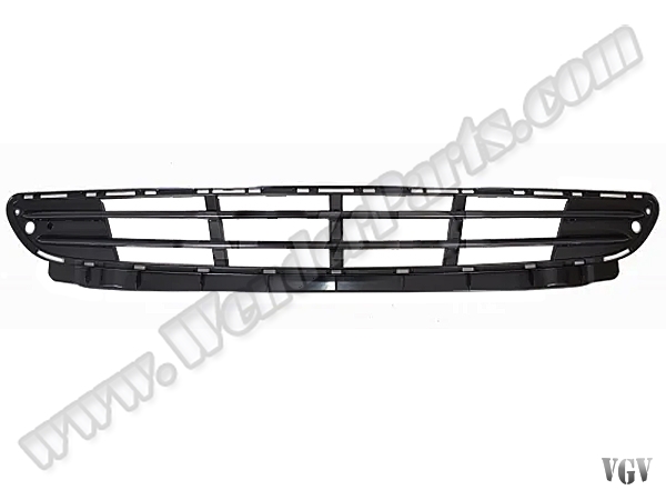 Mercedes C Serisi W203 2000-2007 Tampon Izgarası Ön Orta; Siyah Çitalı, Açık | WENDER MN2038801005BK