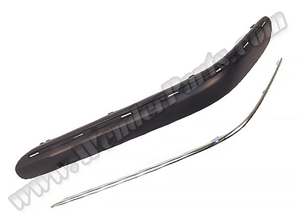 Mercedes C Serisi W203 2000-2007 Tampon Bandı Ön Sol; Nikelajlı | WENDER MN2038856121