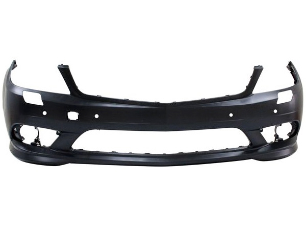 Mercedes C Serisi W204 Ön Tampon AMG 2007-2010; Far Yıkamalı, Park Sensörlü, Astarlı | WENDER MN2048857525